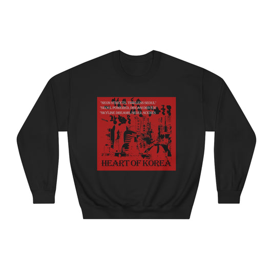 Heart of Korea Unisex DryBlend® Crewneck Sweatshirt - StyleMZ