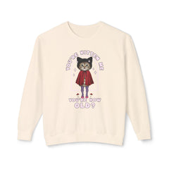 Corea - ¡Eres un gatito! Sudadera unisex ligera con cuello redondo - StyleMZ 