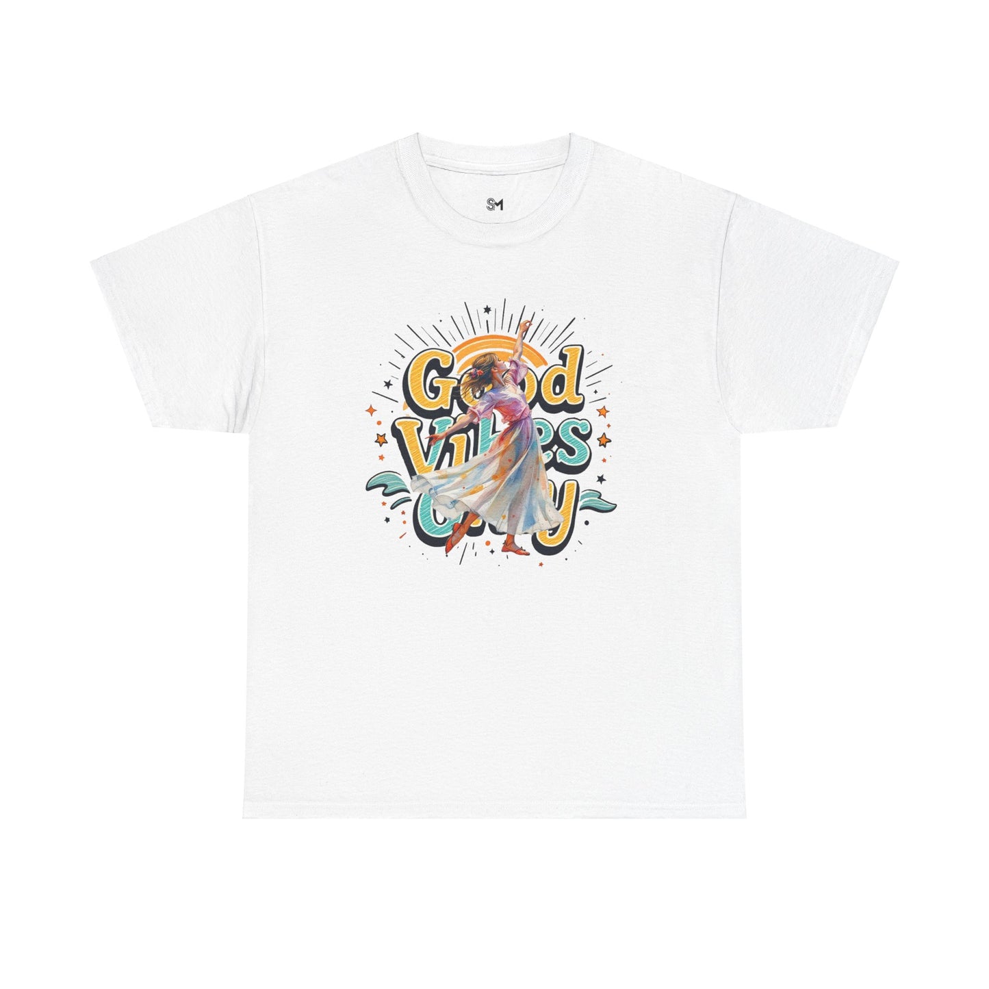 Good vibes only Unisex Heavy Cotton Tee - Stylemz