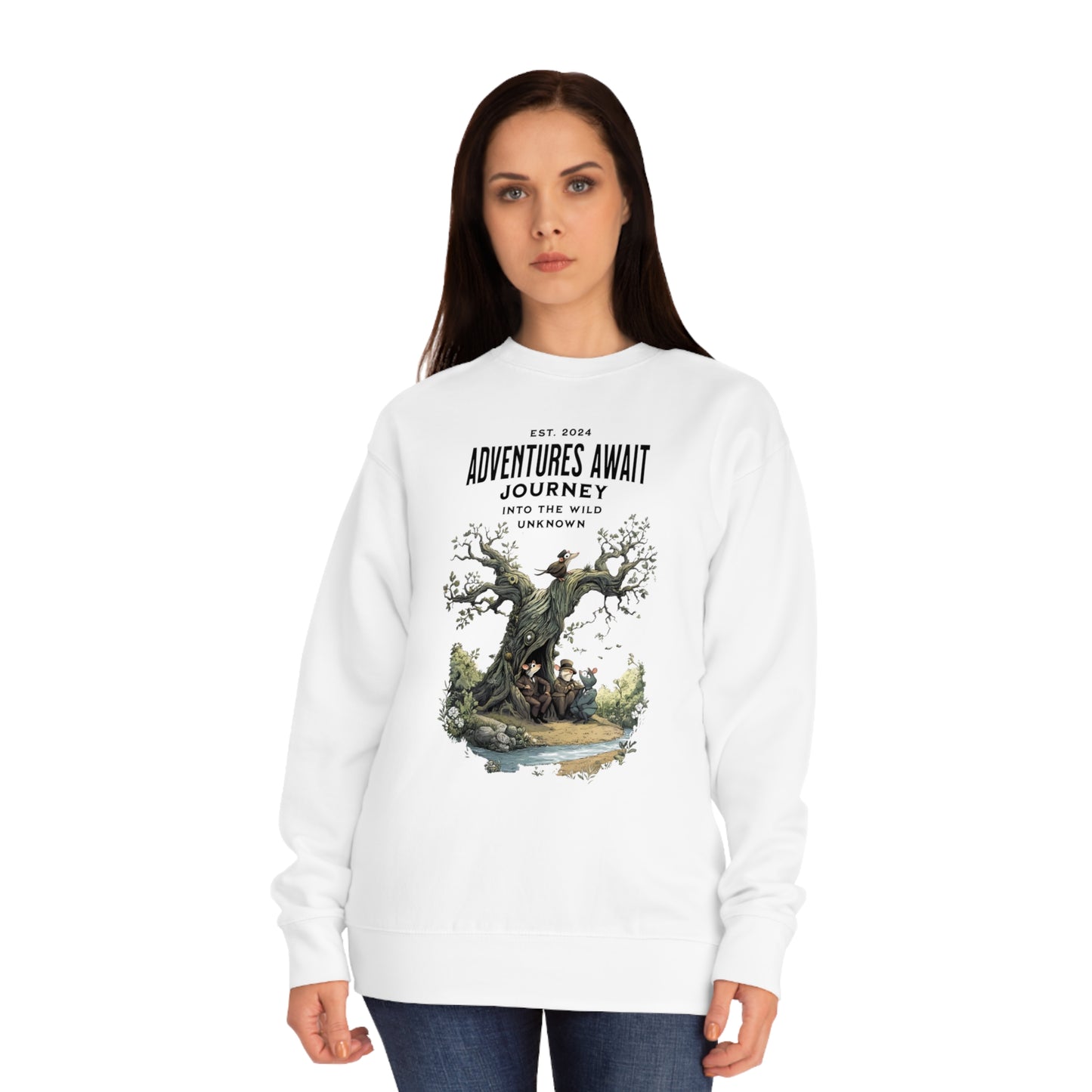 Korea - Journey into the Wild Unknown Unisex Crew Sweatshirt - StyleMZ - Stylemz