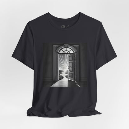 The door is open Unisex Jersey Short Sleeve Tee - StyleMZ