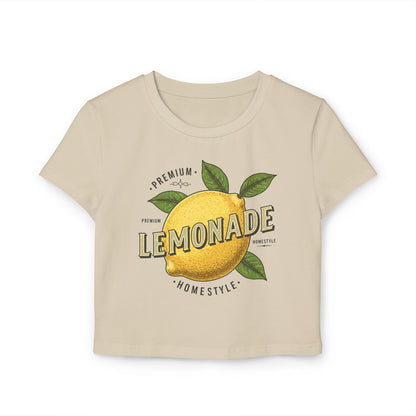 Premium Lemonade Women's Baby Tee - Refreshing Summer Vibes