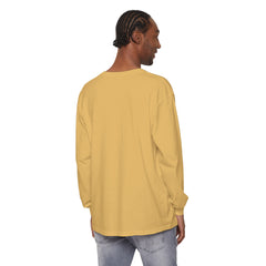 Korea -  Duty Is Calling Unisex Garment-dyed Long Sleeve T-Shirt  - StyleMZ