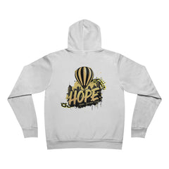 Sudadera unisex con capucha de forro polar y esponja Hope - StyleMZ