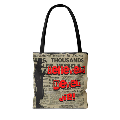 Believers never die Tote Bag (AOP) - StyleMZ