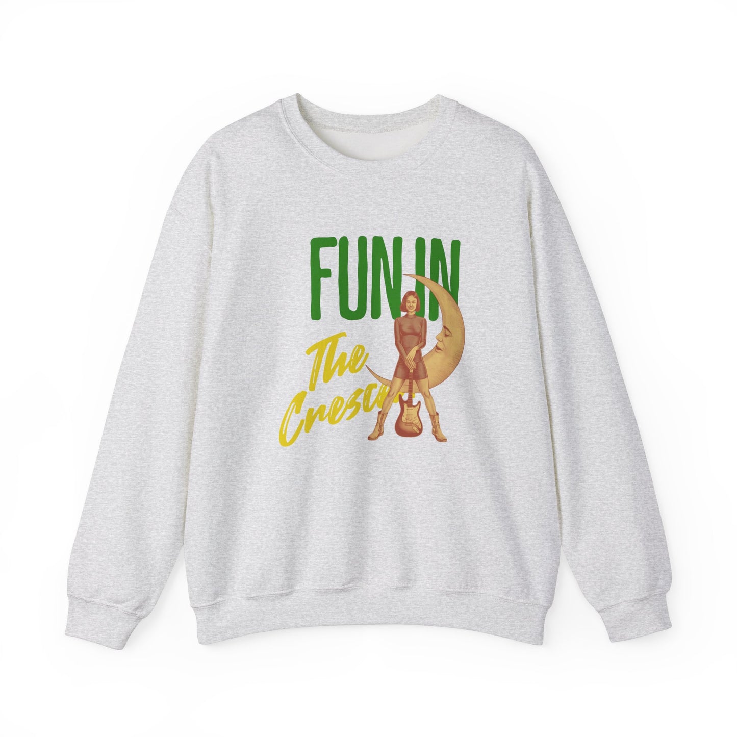 Fun in the crescent Unisex Heavy Blend™ Crewneck Sweatshirt - StyleMZ