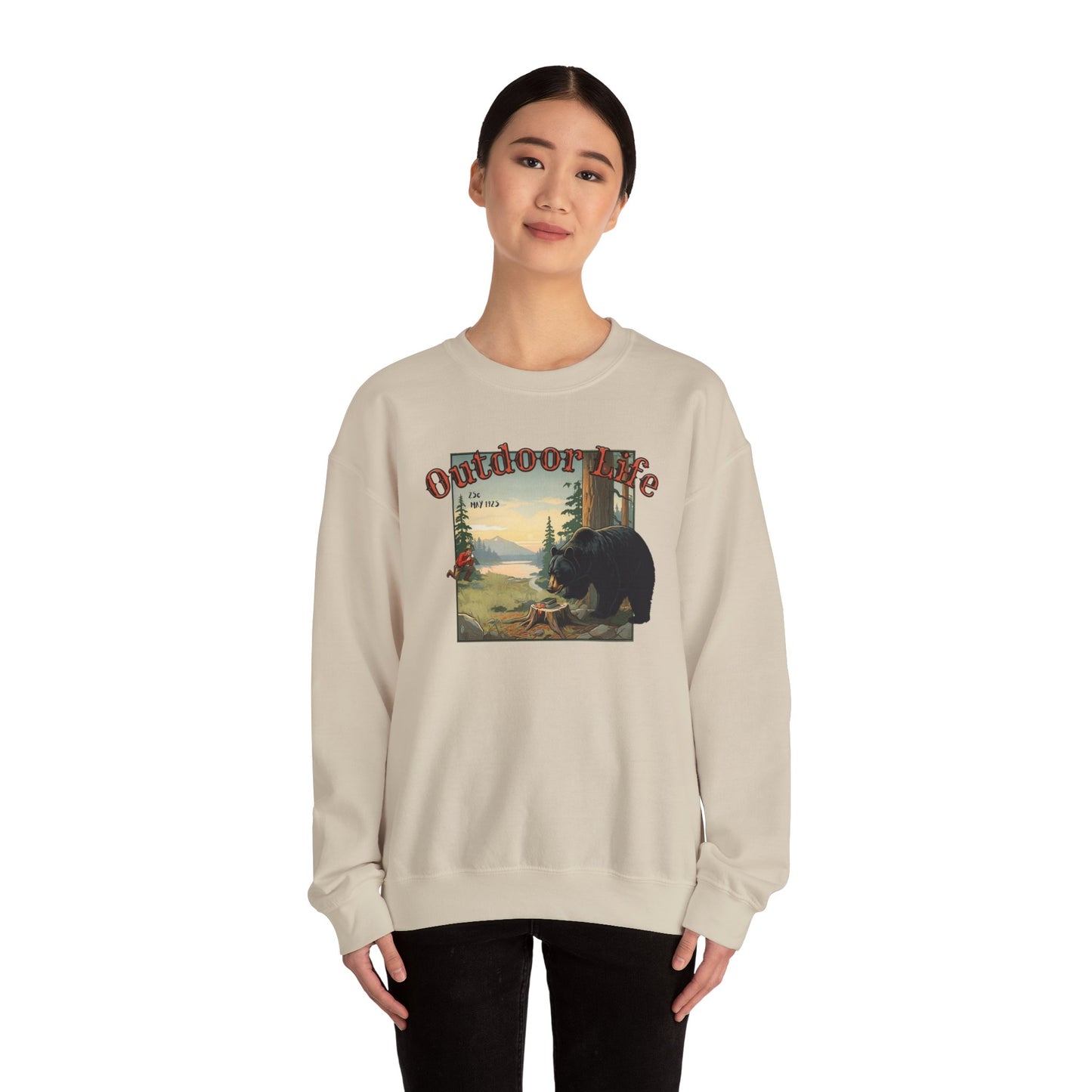 Outdoor life Unisex Heavy Blend™ Crewneck Sweatshirt - StyleMZ