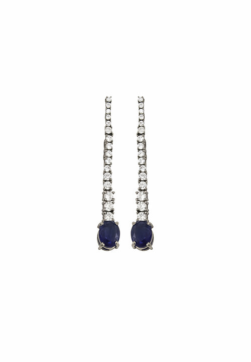 Cruise Marbella Earrings with 17 Zircon Stones