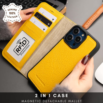 Casper iPhone 16 Pro Max Wallet Case Leather MagSafe Cover