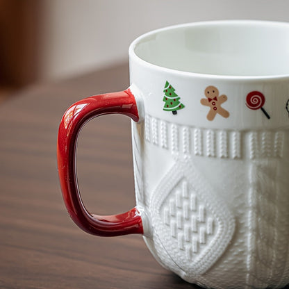 Elegant Ceramic Christmas Mugs Perfect Gift for Her Today