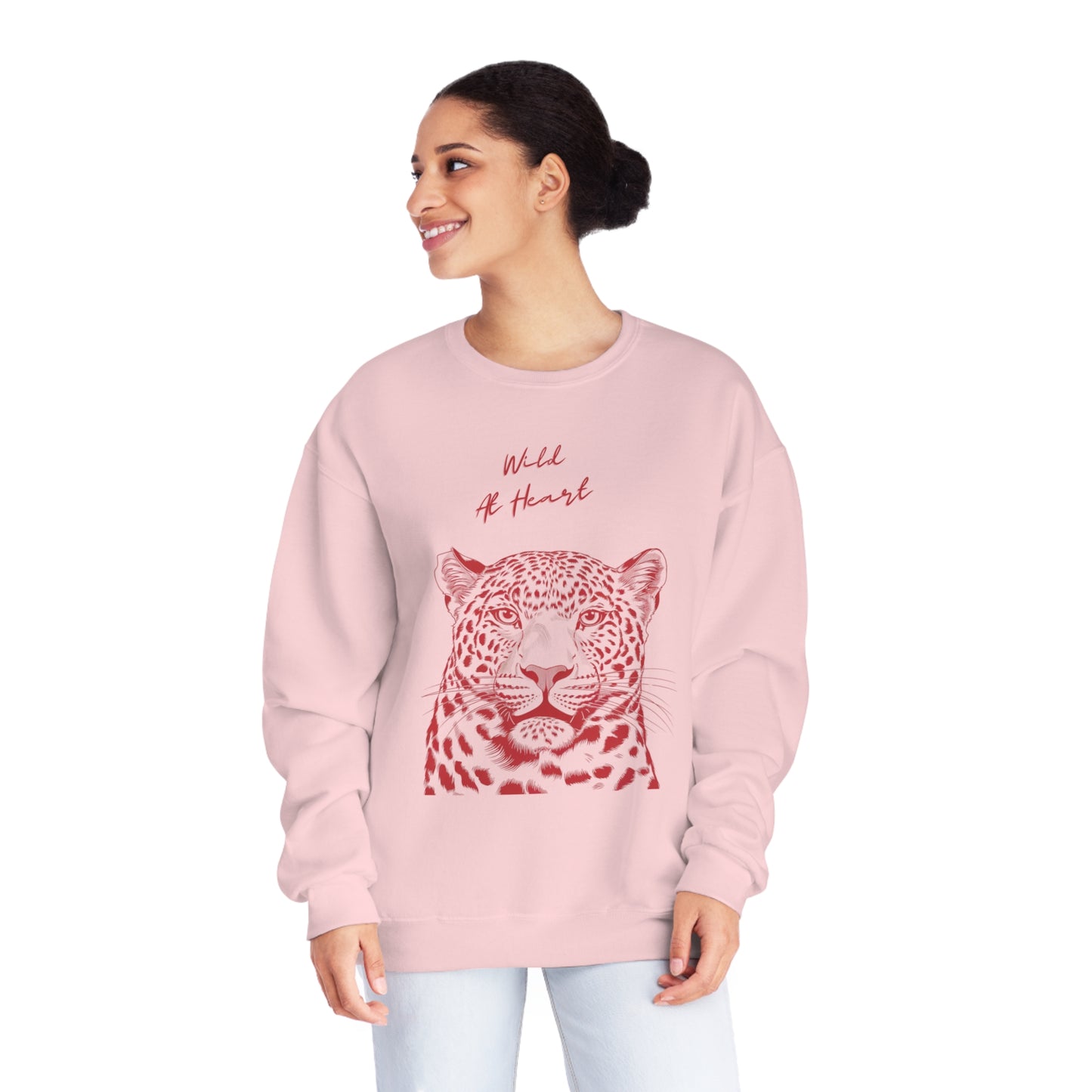 Korea -  Wild at heart Unisex NuBlend® Crewneck Sweatshirt  - StyleMZ