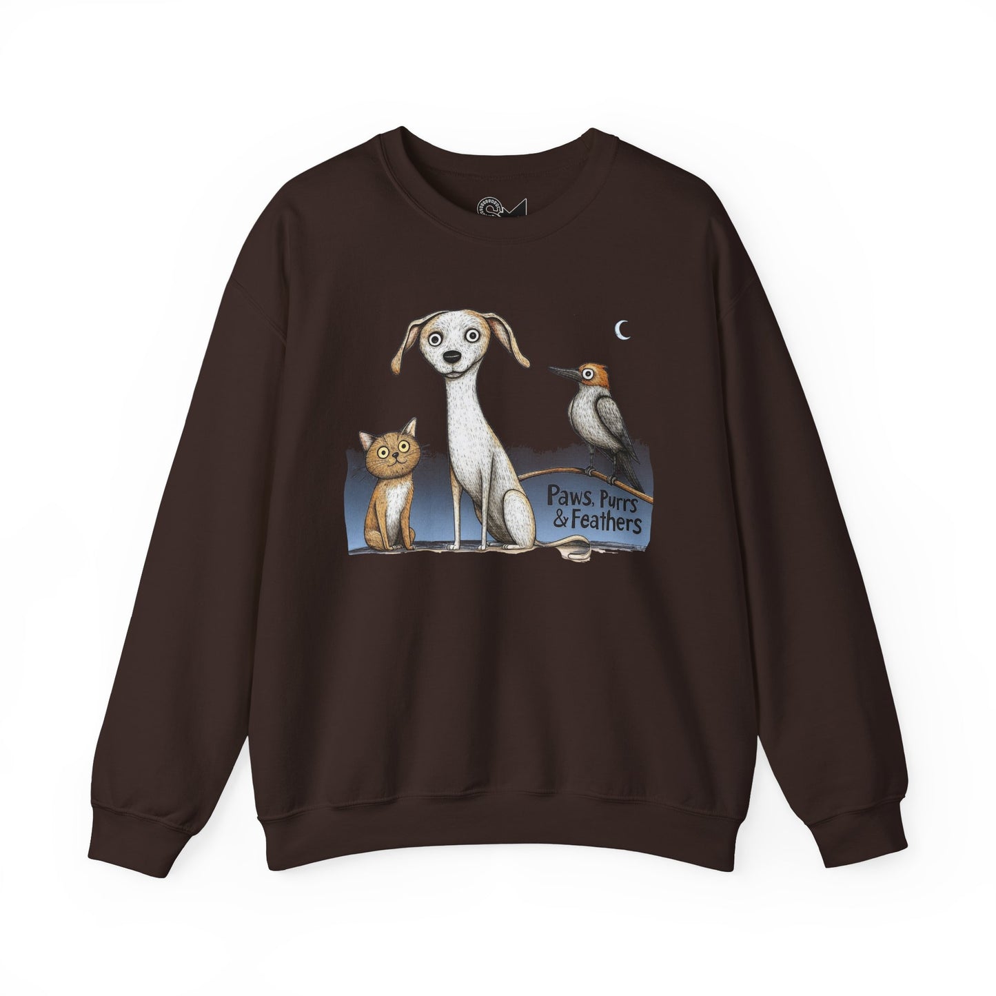 Paws, Purrs & Feathers Unisex Heavy Blend™ Crewneck Sweatshirt