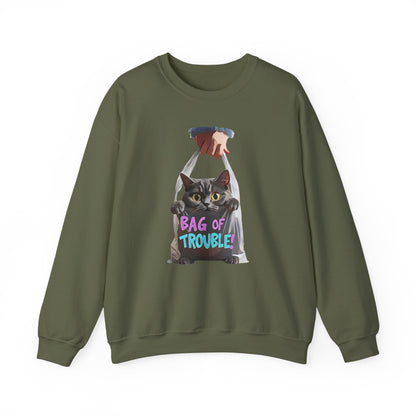 Bag of trouble Unisex Heavy Blend™ Crewneck Sweatshirt - StyleMZ