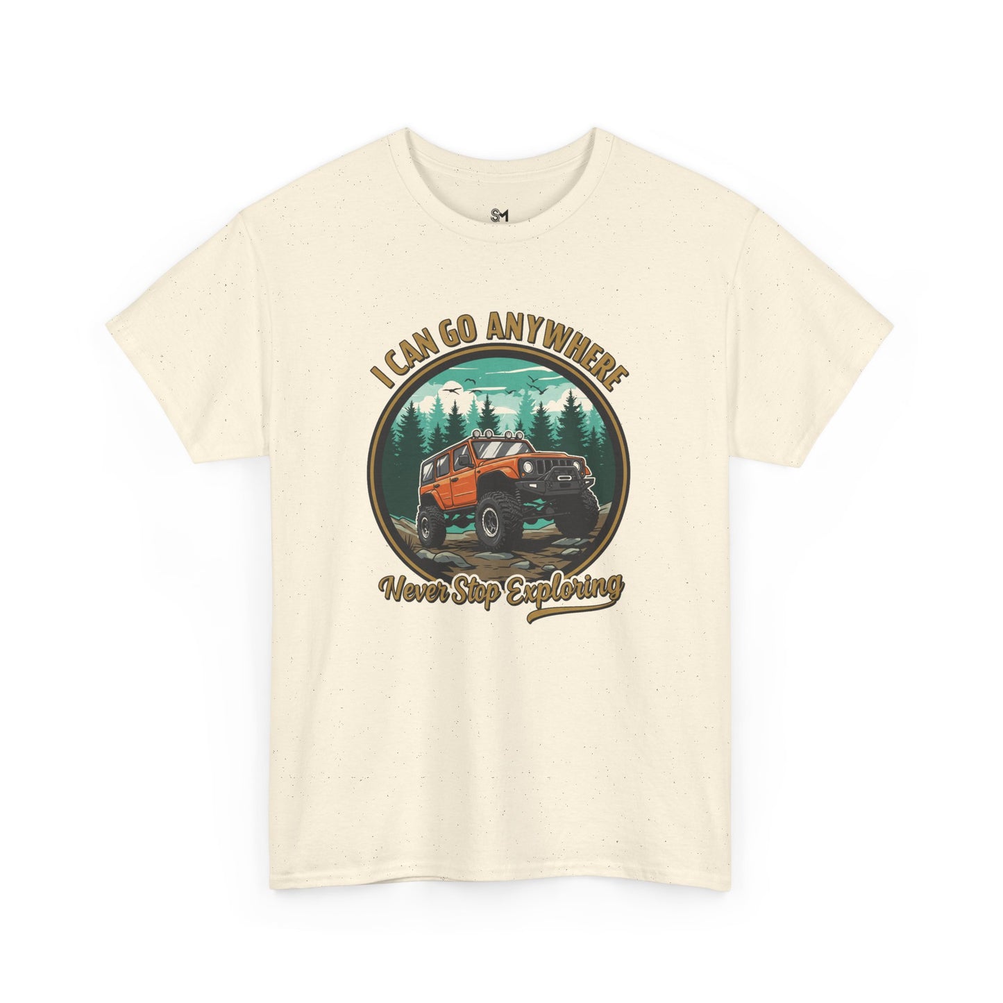 I can go anywhere Unisex Heavy Cotton Tee - Stylemz