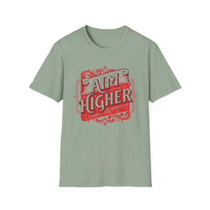 Aim higher Unisex Softstyle T-Shirt - Stylemz