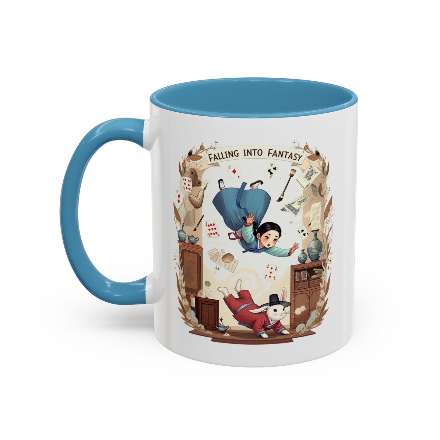 Falling into fantasy Accent Coffee Mug (11, 15oz) - StyleMZ