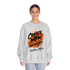 Korea -  Create now Unisex DryBlend® Crewneck Sweatshirt  - StyleMZ