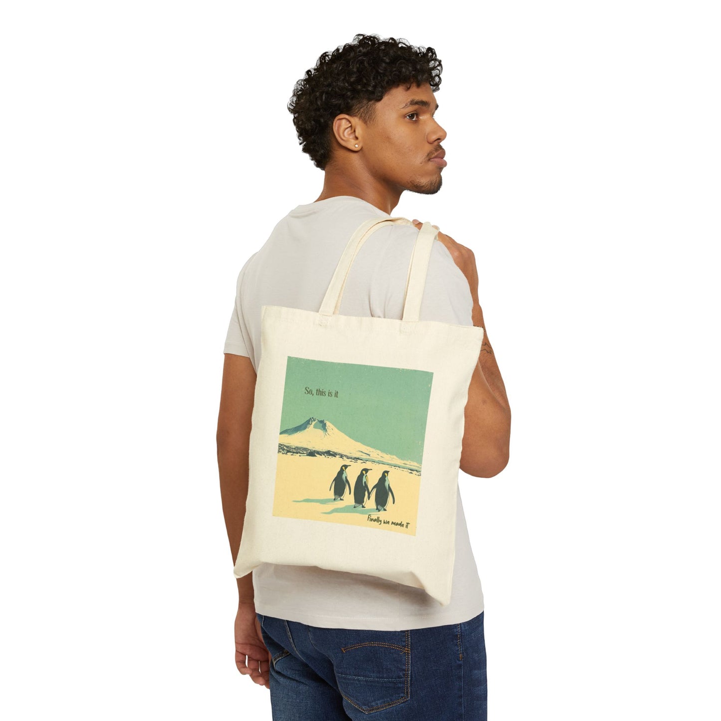 Finally we made it Cotton Canvas Tote Bag - StyleMZ