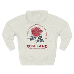 Corea - Sudadera con capucha de polar de tres paneles Roseland - StyleMZ 