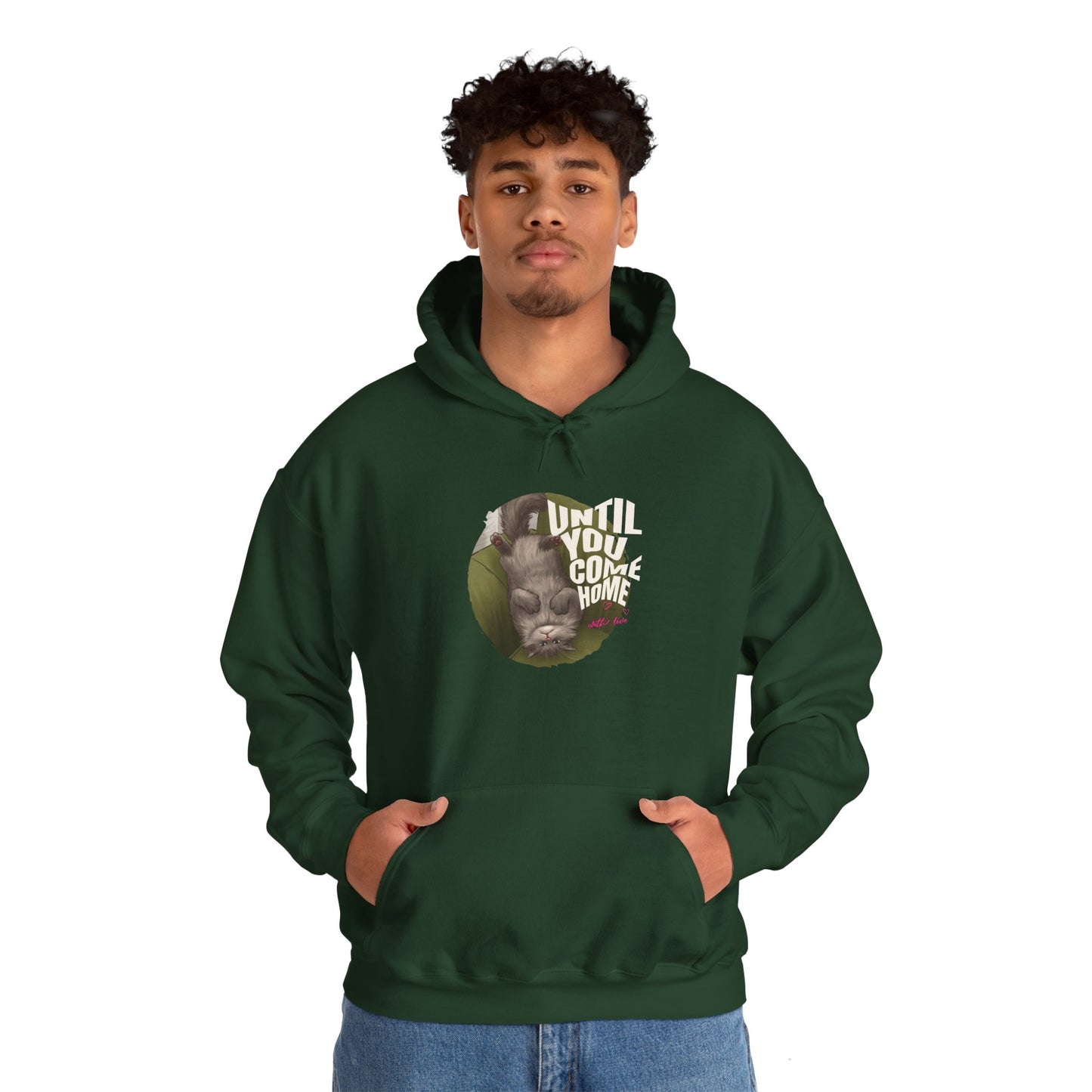 Until you come home Unisex Heavy Blend™ Hooded Sweatshirt - StyleMZ