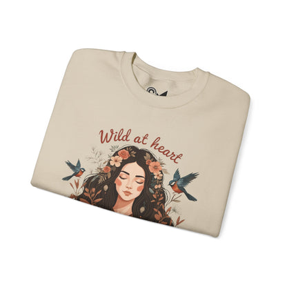 Wild at heart Unisex Heavy Blend™ Crewneck Sweatshirt - StyleMZ