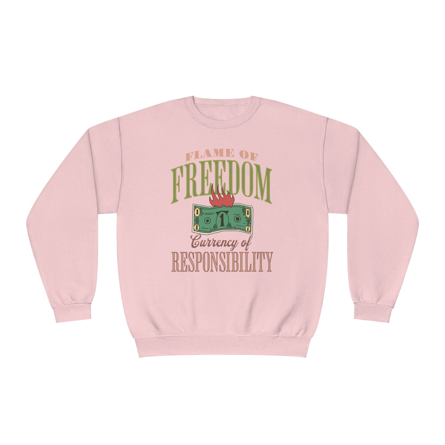 Korea -  Currency of freedom Unisex NuBlend® Crewneck Sweatshirt  - StyleMZ