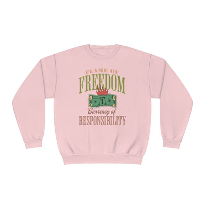 Korea - Currency of freedom Unisex NuBlend® Crewneck Sweatshirt - StyleMZ - Stylemz