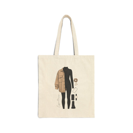 Effortless Cotton Canvas Tote Bag - StyleMZ - Stylemz