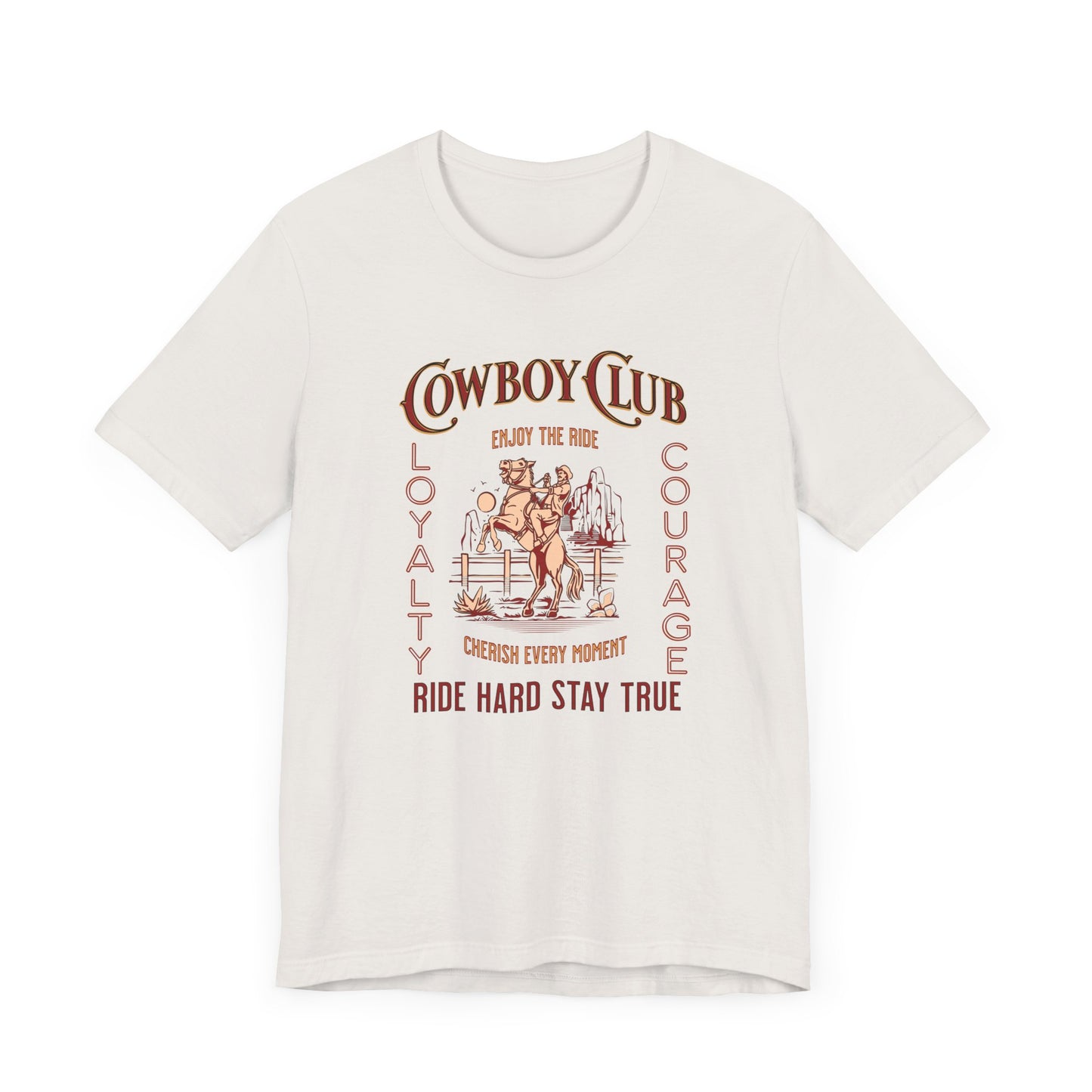 Cowboy club Unisex Jersey Short Sleeve Tee