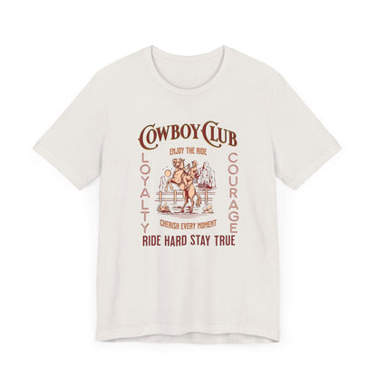 Cowboy club Unisex Jersey Short Sleeve Tee