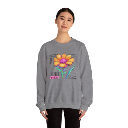 Gorgeous Flower Graphic Sweatshirt Unisex Crewneck All Seasons