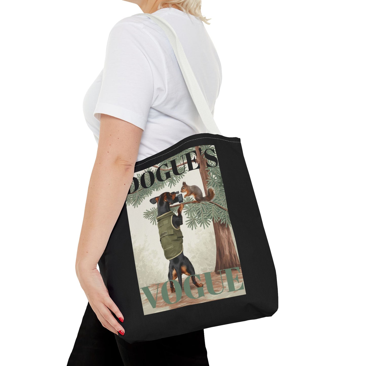 Dogue's Vogue Tote Bag (AOP) - StyleMZ