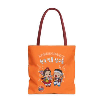 Korean traditional drum dance Tote Bag (AOP) - StyleMZ