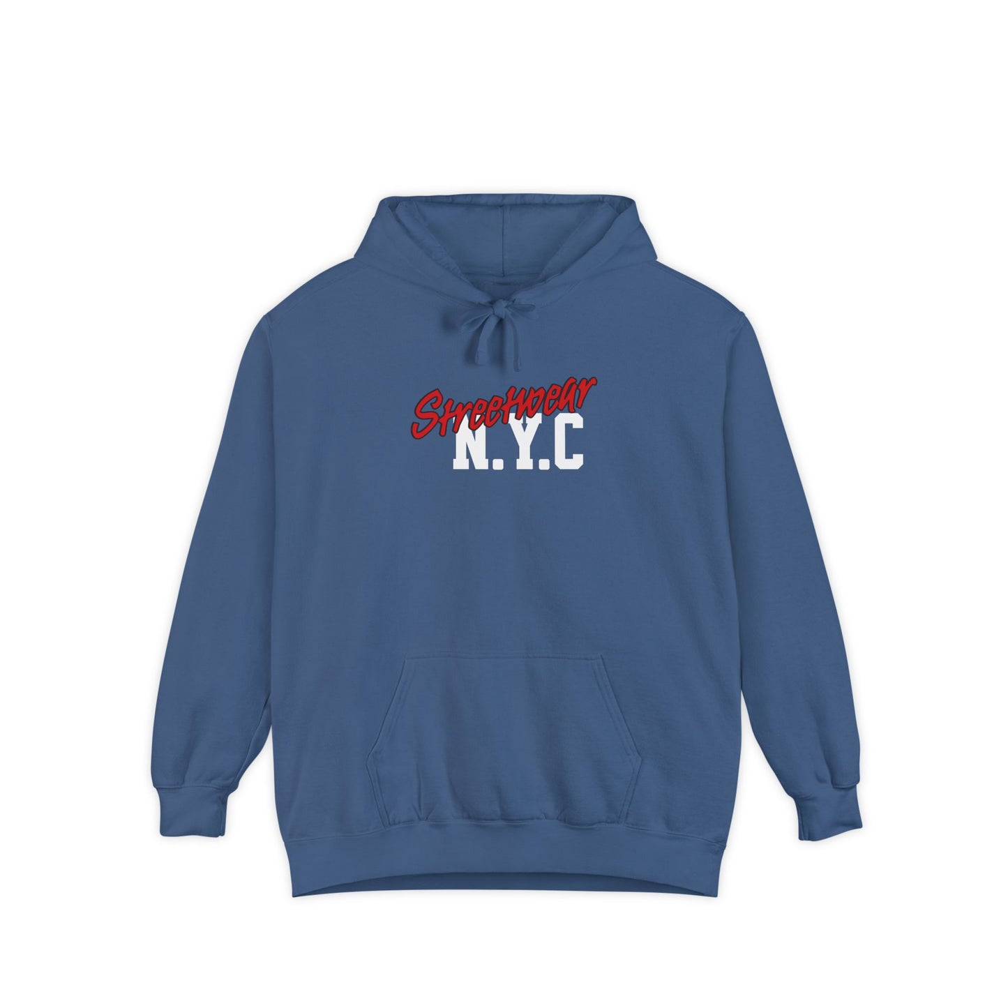 New York Streetwear Unisex Garment-Dyed Hoodie - StyleMZ