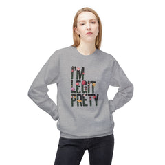 Korea -  I'm legit pretty Unisex Midweight Softstyle Fleece Crewneck Sweatshirt  - StyleMZ