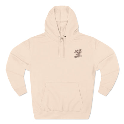 Jesus was a carpenter Three-Panel Fleece Hoodie - StyleMZ