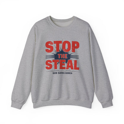 STOP THE STEAL, GOD SAVES KOREA Unisex Heavy Blend™ Crewneck Sweatshirt