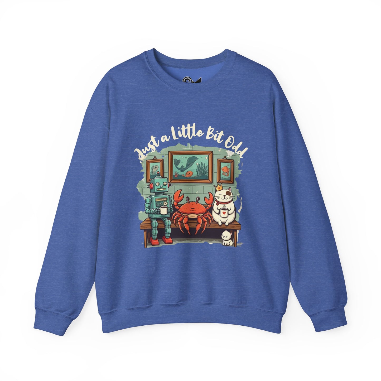 Just a little bit odd Unisex Heavy Blend™ Crewneck Sweatshirt - StyleMZ