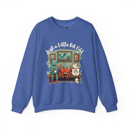 Just a little bit odd Unisex Heavy Blend™ Crewneck Sweatshirt - StyleMZ