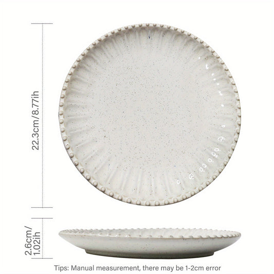 Elegant Ceramic Plate Set Perfect for Meals Decor Style