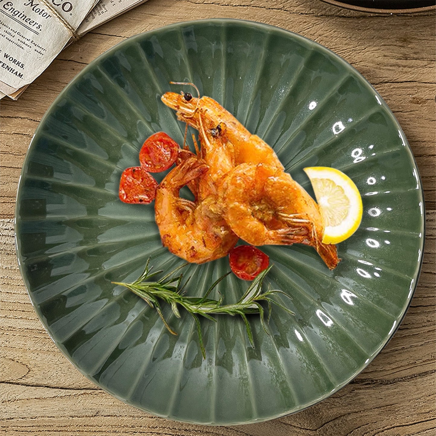 Versatile Ceramic Plate Set Perfect for Meals and Decor