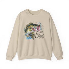 Corea - Sudadera unisex de cuello redondo Gone Fishing Heavy Blend™ - StyleMZ 