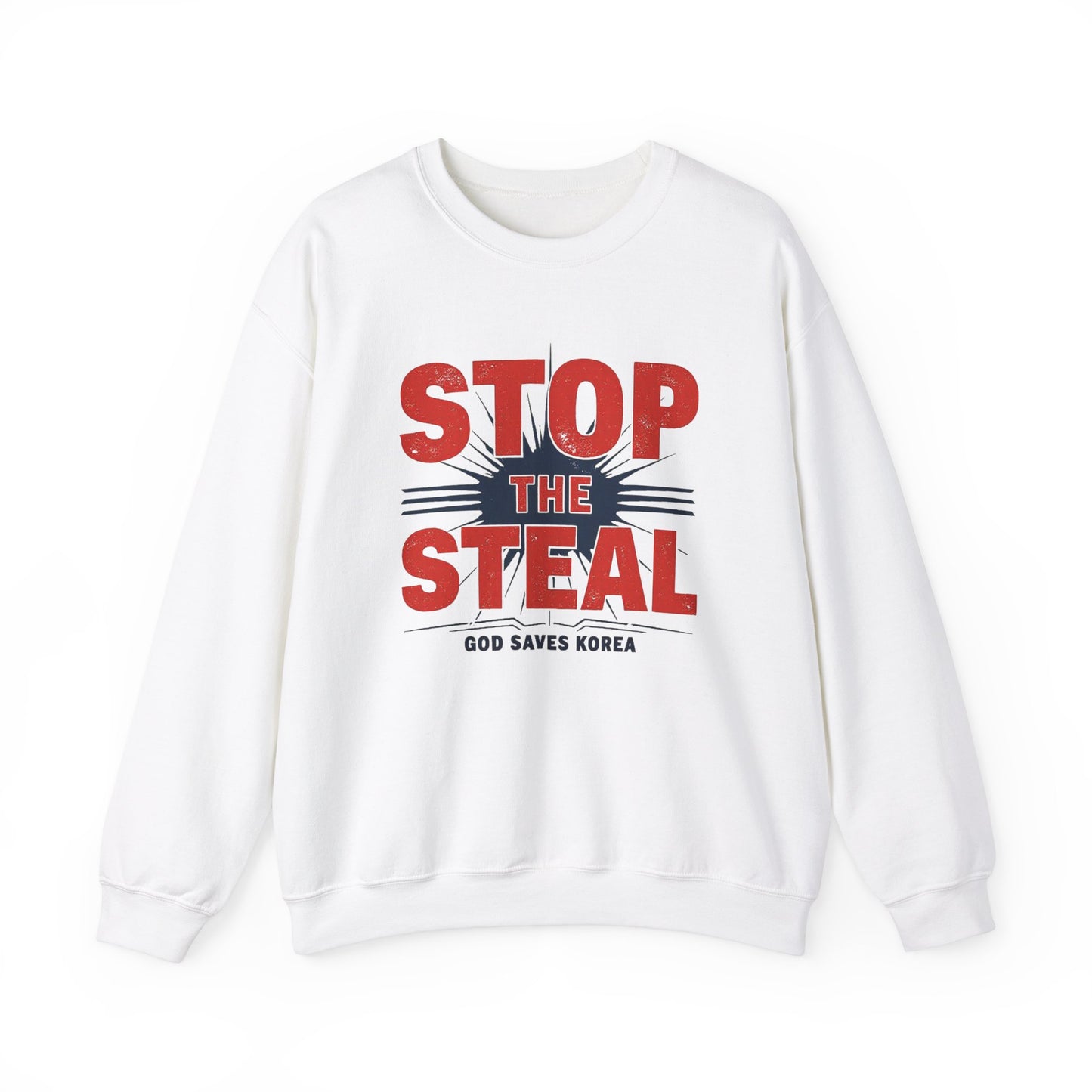 STOP THE STEAL, GOD SAVES KOREA Unisex Heavy Blend™ Crewneck Sweatshirt