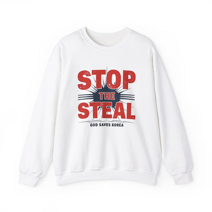 STOP THE STEAL, GOD SAVES KOREA Unisex Heavy Blend™ Crewneck Sweatshirt