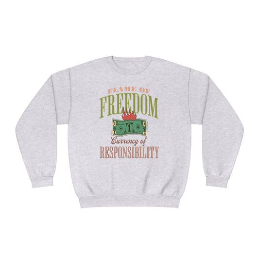 Korea - Currency of freedom Unisex NuBlend® Crewneck Sweatshirt - StyleMZ - Stylemz