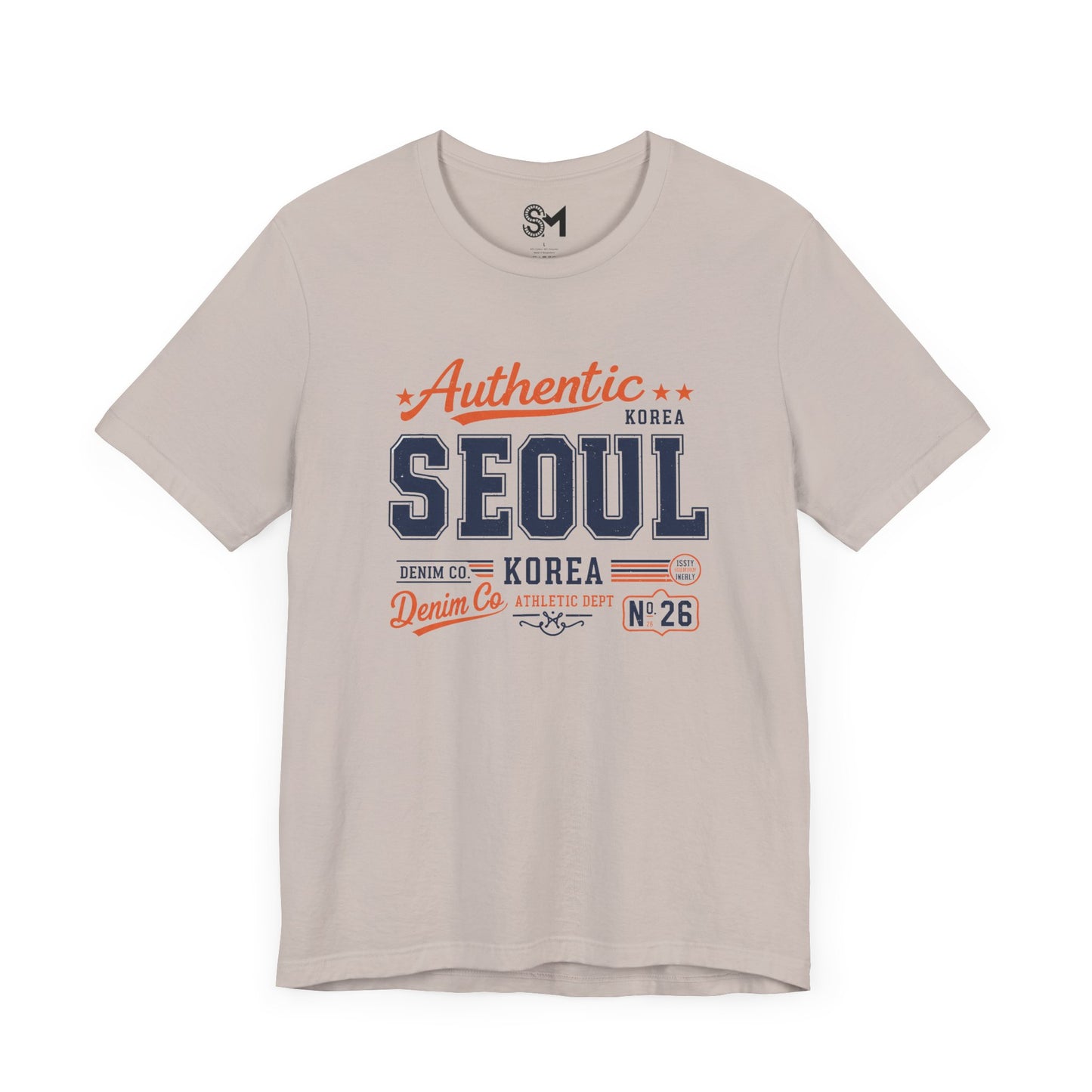 SEOUL KOREA Athletic Dept. Unisex Jersey Short Sleeve Tee