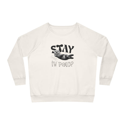 Korea -  Stay in peace Women's Dazzler Relaxed Fit Sweatshirt  - StyleMZ