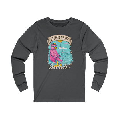 Korea -  Keeper of Sea Unisex Jersey Long Sleeve Tee  - StyleMZ