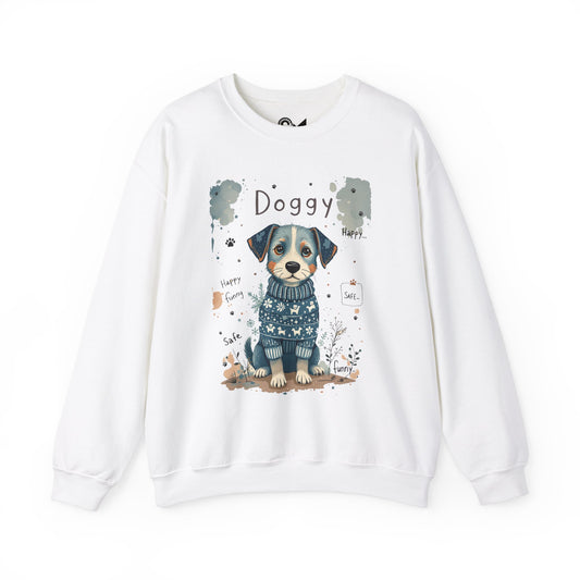 Doggy fun, safe Unisex Heavy Blend™ Crewneck Sweatshirt - StyleMZ