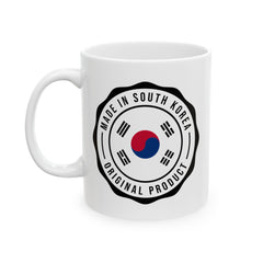 Corea - Taza de cerámica Taegeukgi, (11 oz, 15 oz) - StyleMZ 